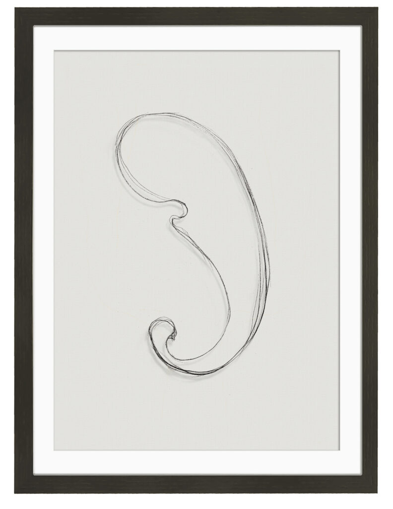 Bleistiftzeichnung, dig. bearbeitet, Dig.-Druck; 40 x 30 cm; (2001) 2025