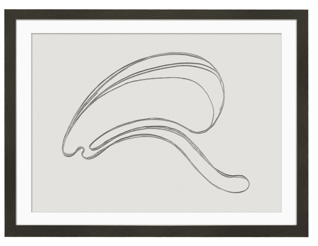 Bleistiftzeichnung, dig. bearbeitet, Dig.-Druck; 40 x 30 cm; (2001) 2025