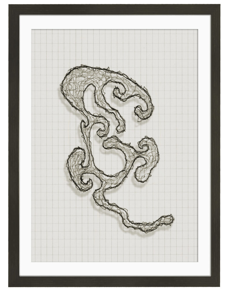 Bleistiftzeichnung, dig. bearbeitet, Dig.-Druck; 40 x 30 cm; (2001) 2025