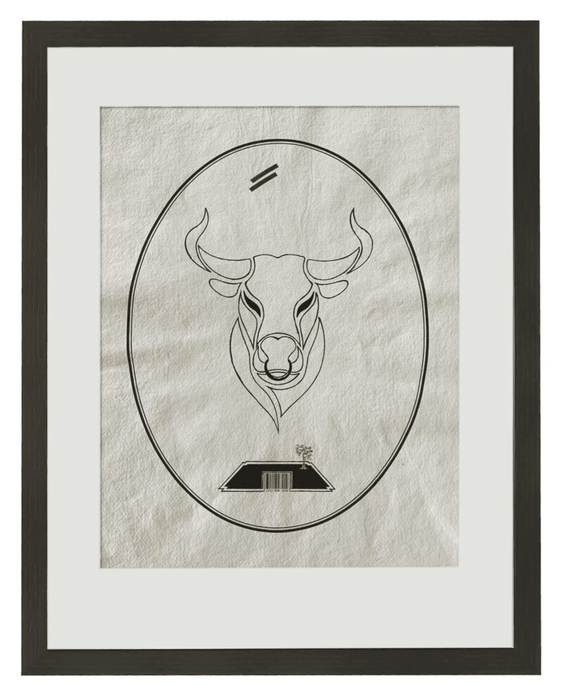 Zeichnung; Tusche, Bleistift; Büttenpapier; 42 x 30 cm; 2026